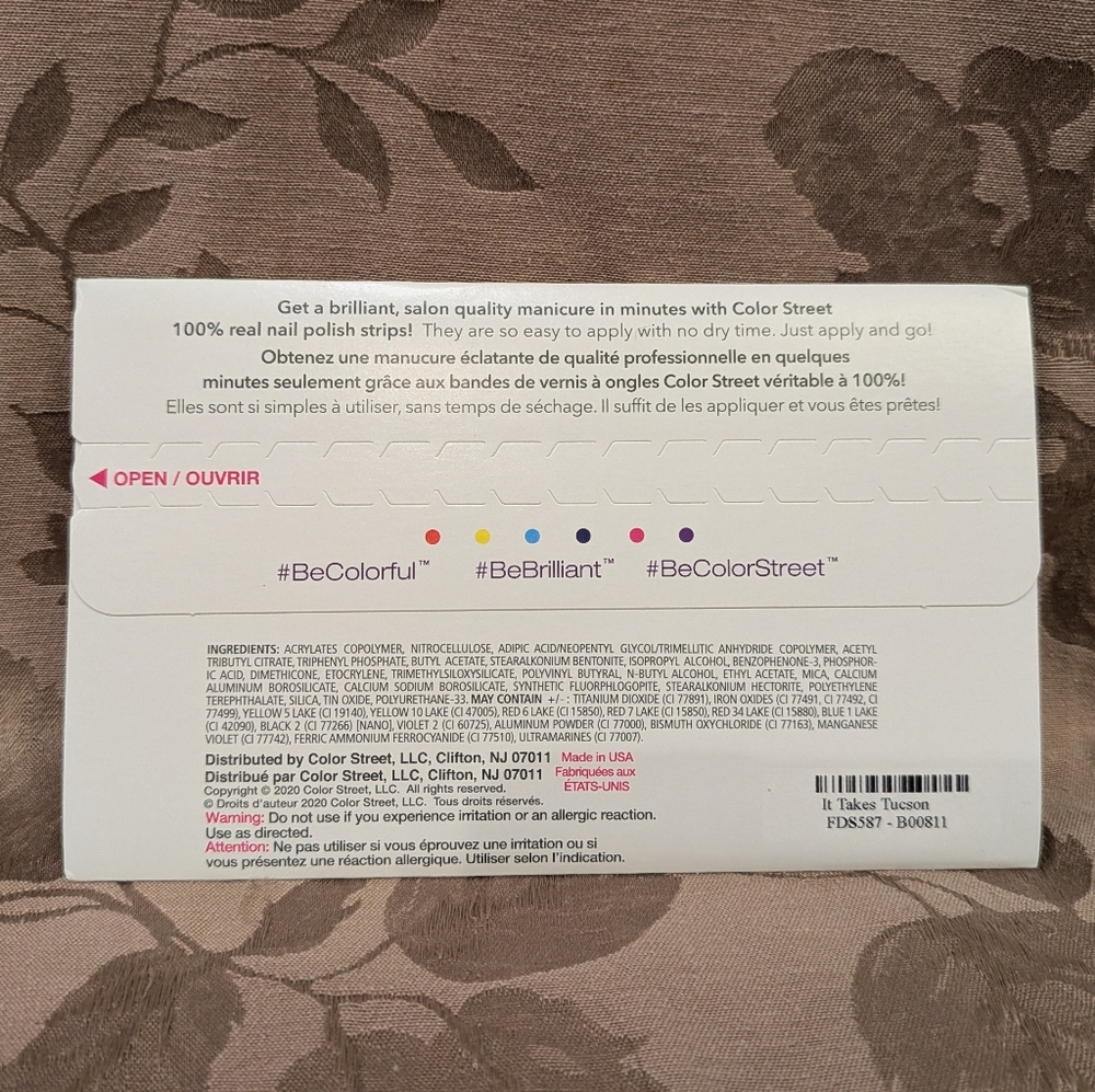 Color Street It Takes Tucson Nail Polish Strips, New With Tags! - Picture 2 of 2